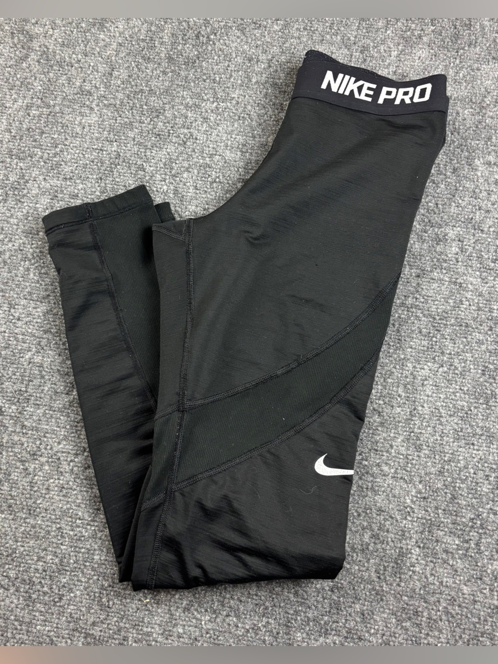 NIKE PRO Women’s Black HyperWarm Leggings Baselayer size: XL